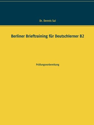 cover image of Berliner Brieftraining für Deutschlerner B2